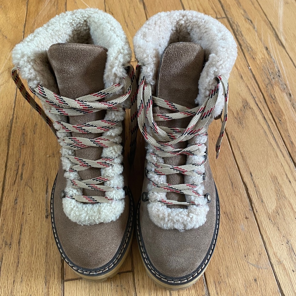Chloe- Eilieen shearling boots 36